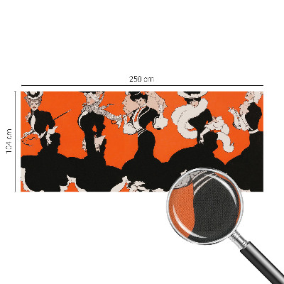 Autocolante de parede fotográfico Roupas femininas