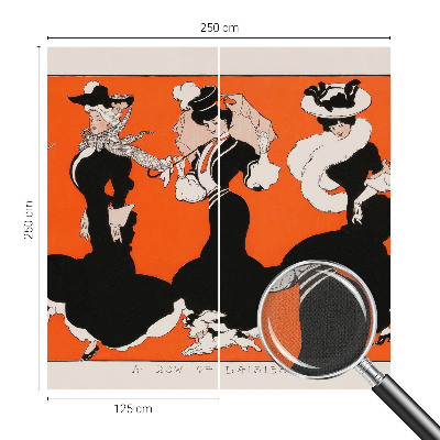 Autocolante de parede fotográfico Roupas femininas