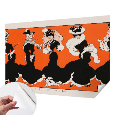 Autocolante de parede fotográfico Roupas femininas