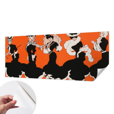 Autocolante de parede fotográfico Roupas femininas