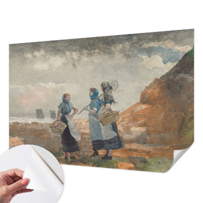 Papel de parede autocolante com estampa 