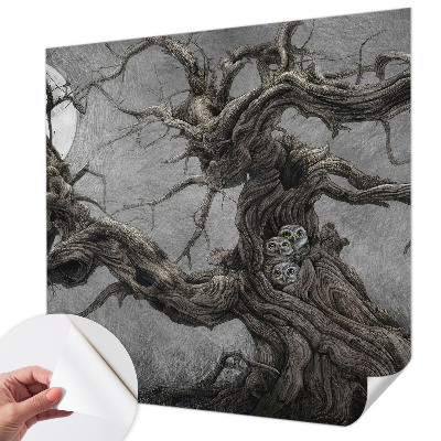 Papel de parede infantil Coruja misteriosa