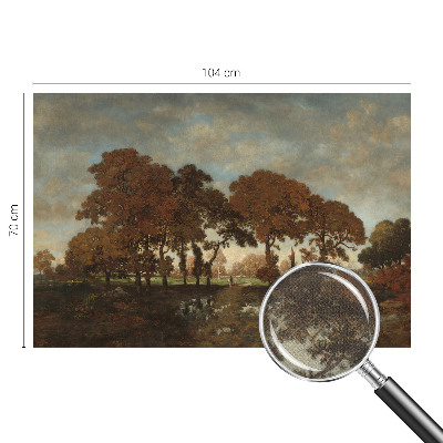 Papel de parede autocolante para sala Paisagem idílica