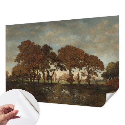 Papel de parede autocolante para sala Paisagem idílica