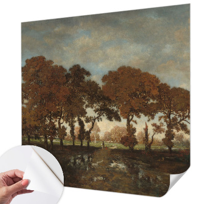 Papel de parede autocolante para sala Paisagem idílica