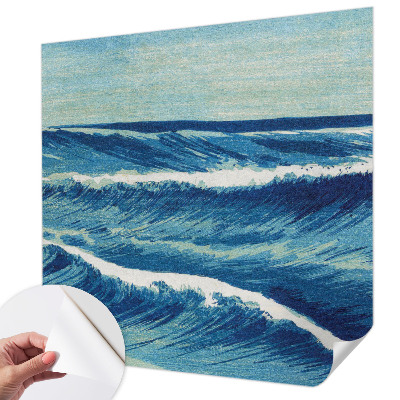 Papel de parede autocolante para quarto Ondas do mar