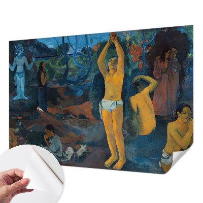 Papel de parede 3D com padrão Harmonia Tropical para decoração de ambientes