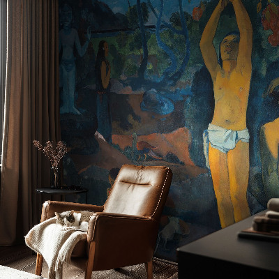 Papel de parede 3D com padrão Harmonia Tropical para decoração de ambientes