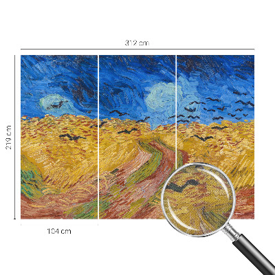Papel de parede infantil Paisagem de campo