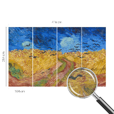 Papel de parede infantil Paisagem de campo