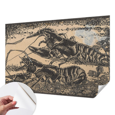 Papel de parede para criança lagostins de água