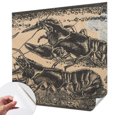 Papel de parede para criança lagostins de água