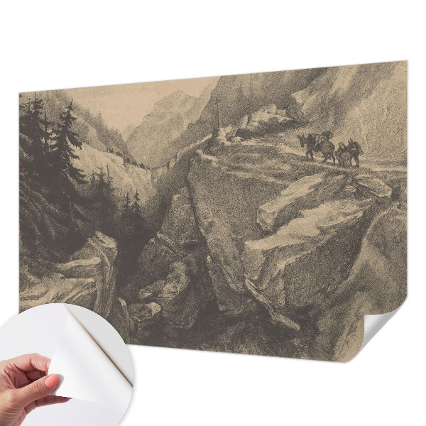 Papel de parede infantil Montanhas pitorescas
