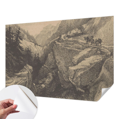 Papel de parede infantil Montanhas pitorescas