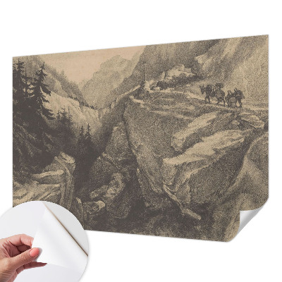 Papel de parede infantil Montanhas pitorescas
