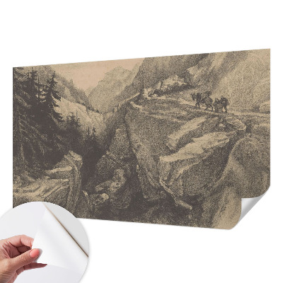 Papel de parede infantil Montanhas pitorescas