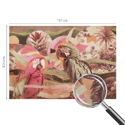 Papel de parede autocolante Pássaros tropicais