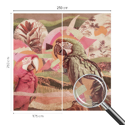 Papel de parede autocolante Pássaros tropicais