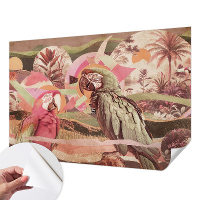 Papel de parede autocolante Pássaros tropicais