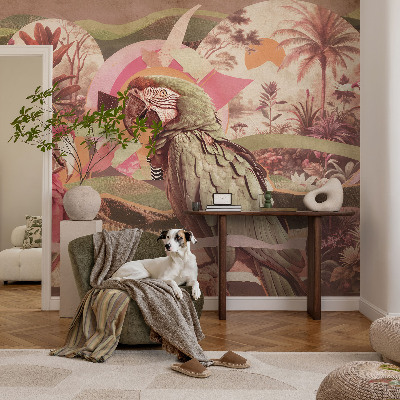 Papel de parede autocolante Pássaros tropicais