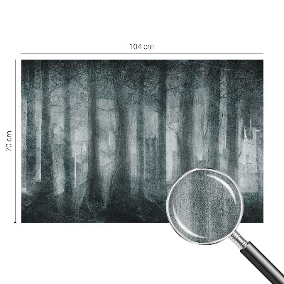 Papel de parede autocolante para quarto Floresta misteriosa