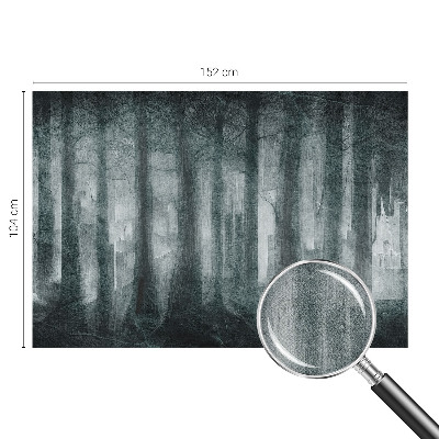 Papel de parede autocolante para quarto Floresta misteriosa