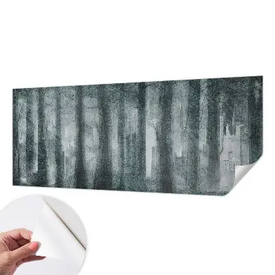 Papel de parede autocolante para quarto com estampa de floresta misteriosa