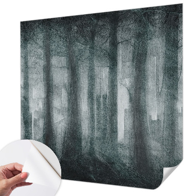 Papel de parede autocolante para quarto Floresta misteriosa