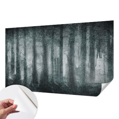 Papel de parede autocolante para quarto Floresta misteriosa
