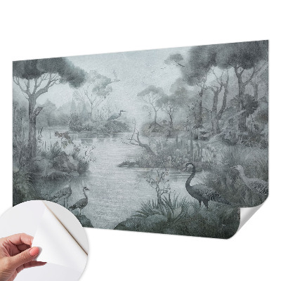 Papel de parede 3D paisagem natural
