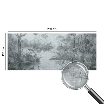 Papel de parede 3D paisagem natural