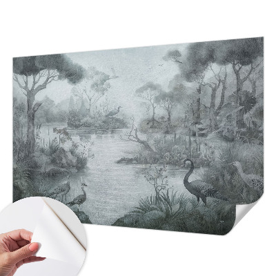 Papel de parede 3D paisagem natural