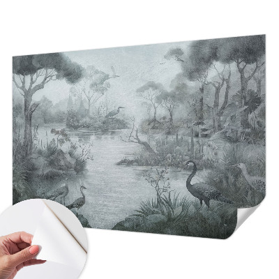 Papel de parede 3D paisagem natural