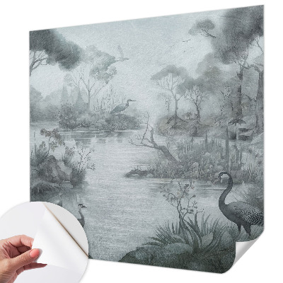 Papel de parede 3D paisagem natural