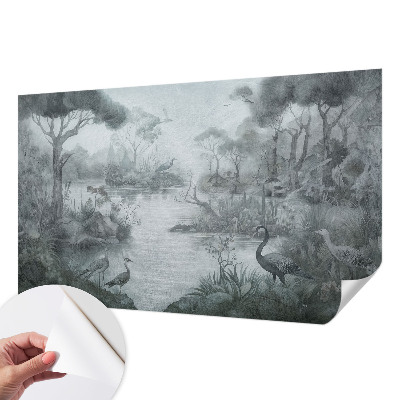 Papel de parede 3D paisagem natural