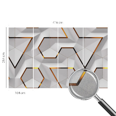 Autocolante de parede fotográfico Geometria moderna
