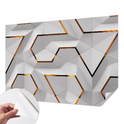 Autocolante de parede fotográfico Geometria moderna