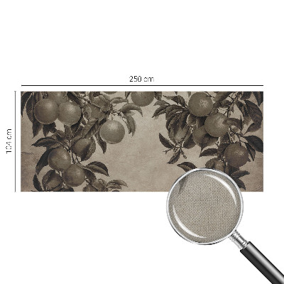 Papel de parede infantil Padrão de frutas