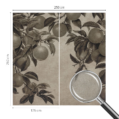 Papel de parede infantil Padrão de frutas