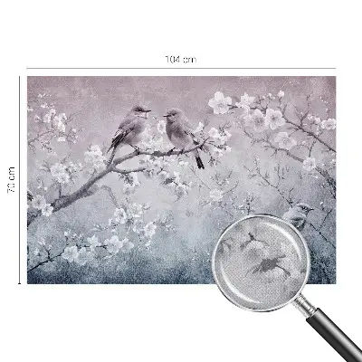 Autocolante de parede fotográfico com motivo de natureza sutil