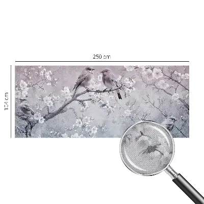Autocolante de parede fotográfico com motivo de natureza sutil