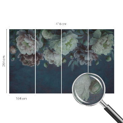 Papel de parede 3D Elegância floral