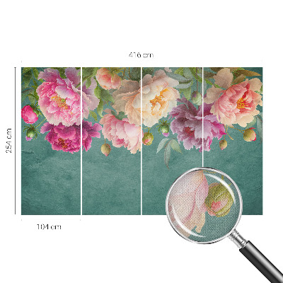 Autocolante de parede fotográfico Elegância floral