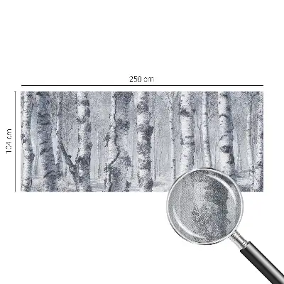 Papel de parede autocolante para sala com padrão de natureza gélida
