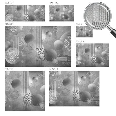 Papel de parede autocolante para quarto Elegância abstrata