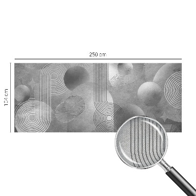 Papel de parede autocolante para quarto com padrão de elegância abstrata