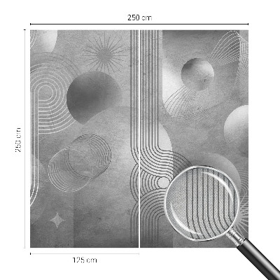 Papel de parede autocolante para quarto com padrão de elegância abstrata