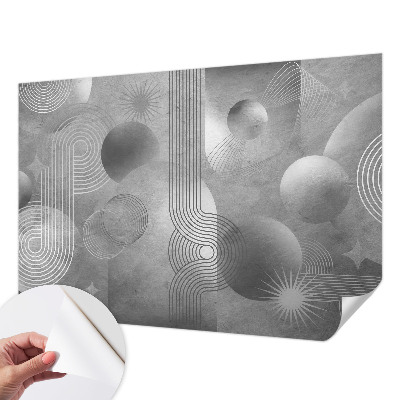 Papel de parede autocolante para quarto Elegância abstrata