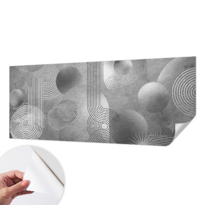 Papel de parede autocolante para quarto com padrão de elegância abstrata
