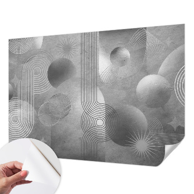 Papel de parede autocolante para quarto Elegância abstrata